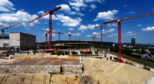 Blick auf die Zeiss-Baustelle in Jena